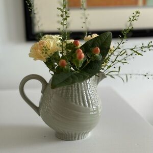 Portmeirion Seascapes Light Green/Grey Oversized Creamer EUC